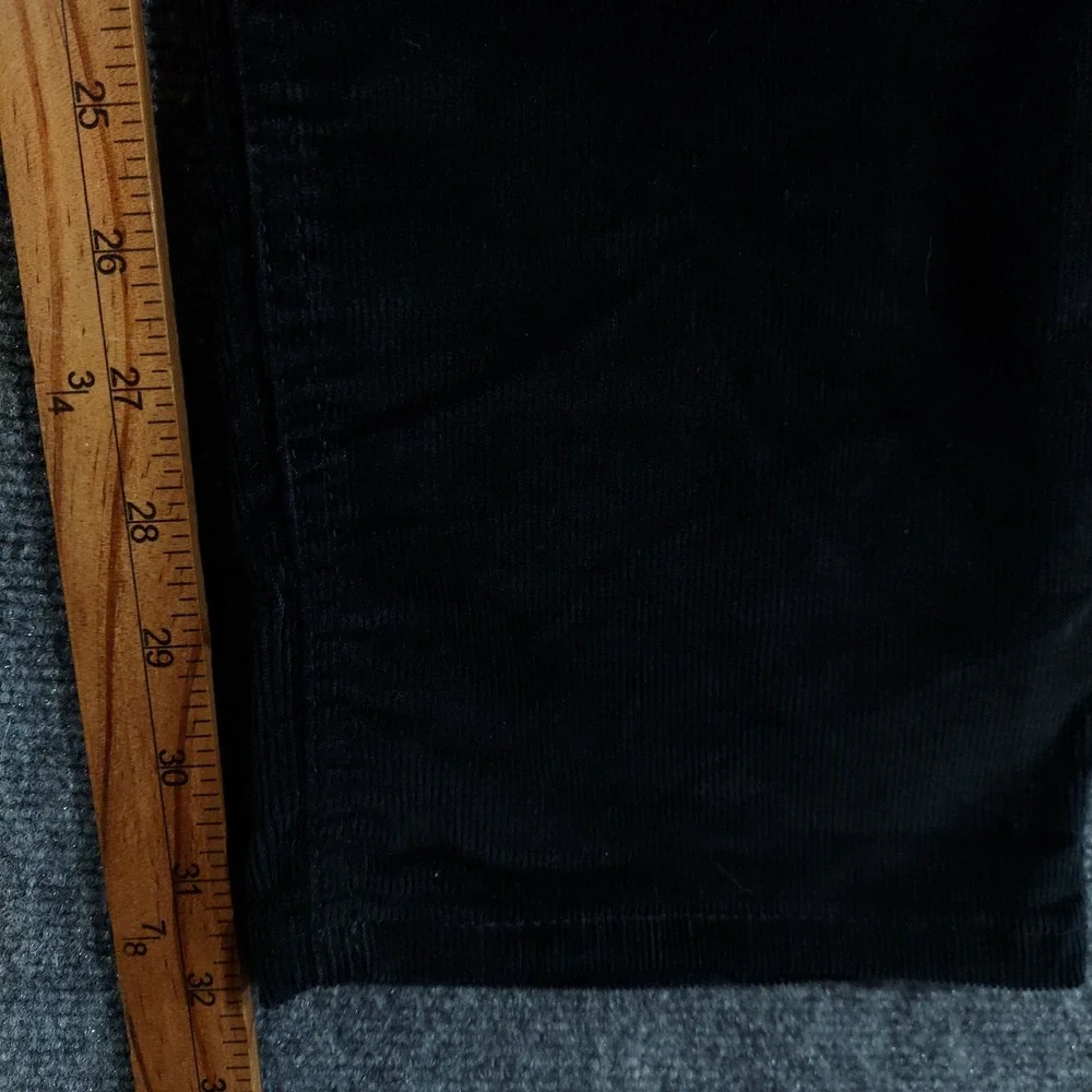 Levi's 511 Slim Fit Pants Mens 32x32 Black Corduroy 04511-1063